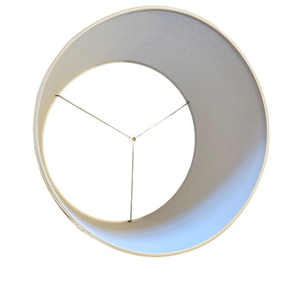 Fenchel17" Top Diameter x 17" Bottom Diameter 9" Height Cylinder Drum Lampshade - Picture 3 of 5